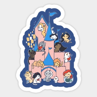 Kitten Princess Sticker